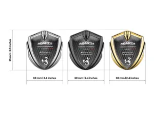 Fiat Abarth Badge Self Adhesive High-End Design Drift Style